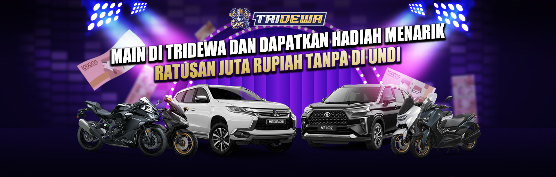 MAIN DI TRIDEWA DAN DAPATKAN HADIAH MENARIK RATUSAN JUTA RUPIAH TANPA DI UNDI